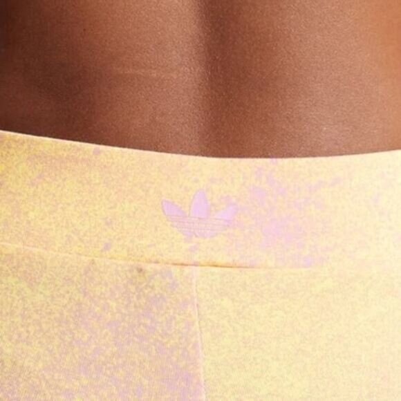 Adidas Original Women's 7/8 Legging In Bliss Lilac Almost Yellow Size Small - Picture 3 of 9